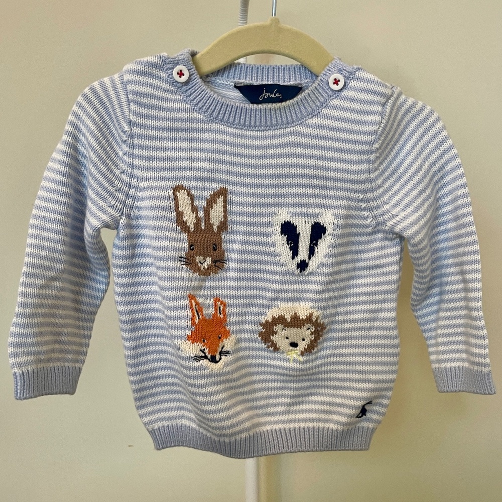 🇬🇧 Joules Beatrix Potter 100% Cotton Baby Sweater | 3M